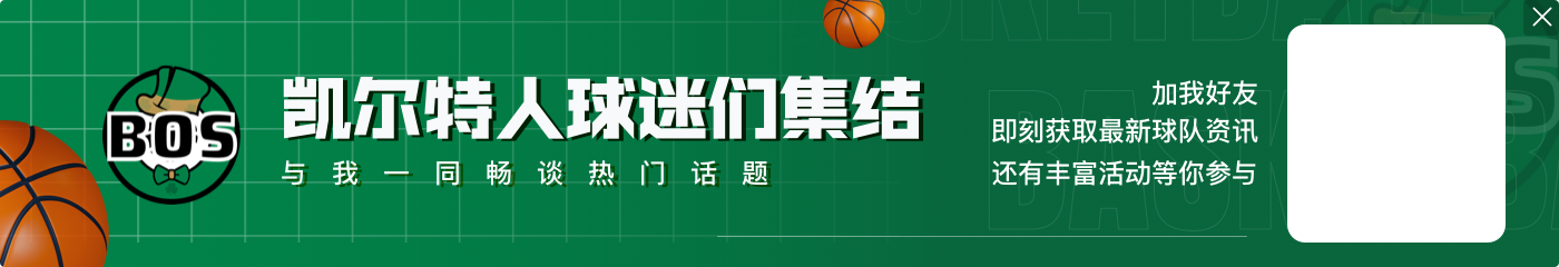 ☘保留原班人马 工资马上爆炸！绿军能成勇士后首支卫冕球队吗